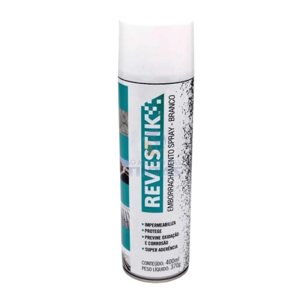 SPRAY EMBORRACHAMENTO BRANCO REVESTIK - SPRAY