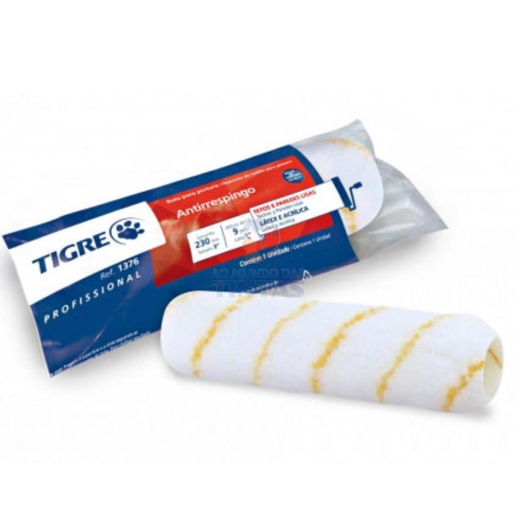 ROLO ANTI GOTA 23CM 1376 TIGRE SEM CABO - UNIT