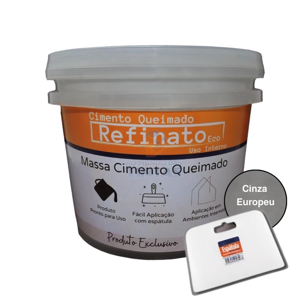 CIMENTO REFINATO ECO CINZA EUROPEU INTERNO 5KG