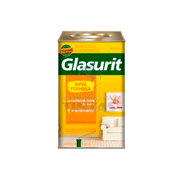 ACRILICO FOSCO BRANCO GLASURIT ECONOMICA LATA - 18L