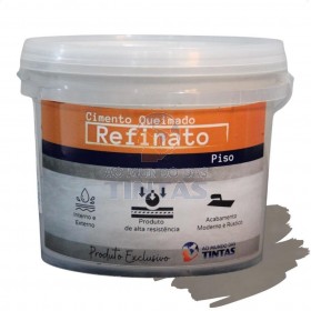 Cimento Queimado Piso Refinato - Microcimento 5Kg - Argila Natural