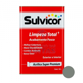 Tinta Acrílica Fosca Verde Amazonita Super Premium Sulvicor 18L - Lata Grande