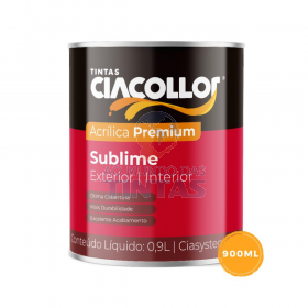 Tinta Acrílica Fosca Branco Sublime Ciacollor 900ml - Quarto de Lata