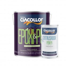 FUNDO PRIMER EPOXI CINZA KIT COM CATALISADOR CIACOLLOR 3,6L